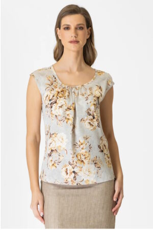 Μπλούζα Chrisper σατέν Floral