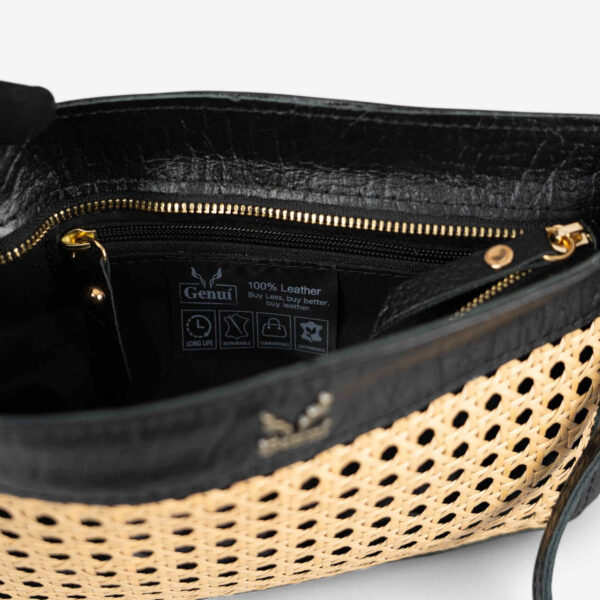Δερμάτινος φάκελος Genui Leather με ψάθα - Image 2