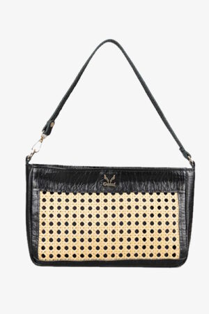Δερμάτινος φάκελος Genui Leather με ψάθα